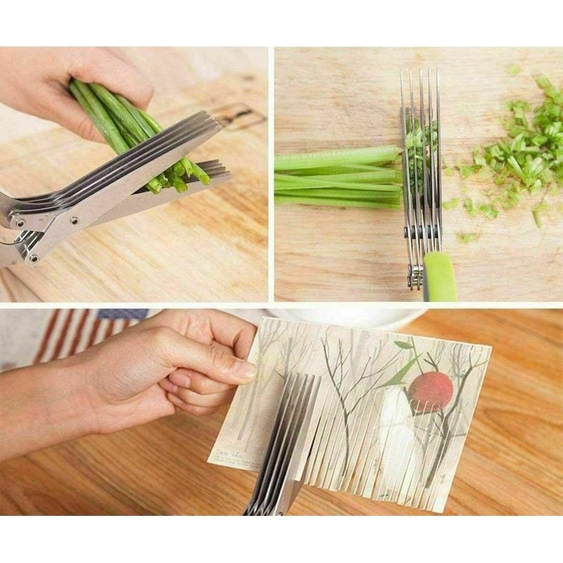 Mantraraj Shredding Scissors 5 Blade Multi Cut Multipurpose Security Paper