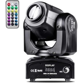 U`King 50w Gobo Black Shell Stage Light Remote Shaking Head LED DMX Dj Disco Light EquipmentModel Number: ZQ02100, Lamp Power(W): 50