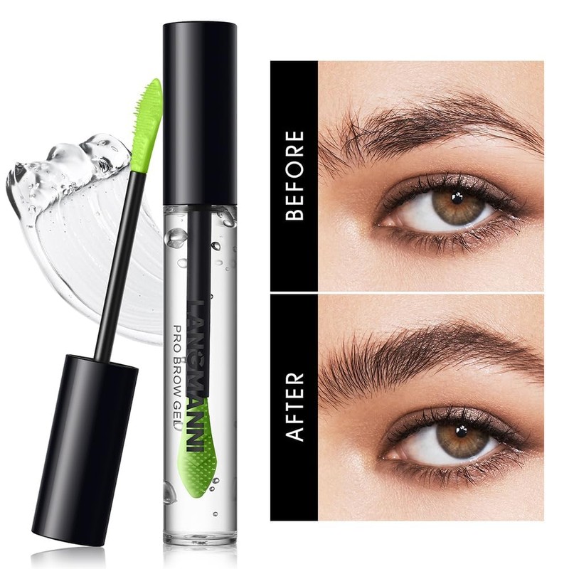 3D Eyebrow Gel, Long-Lasting Clear Brow Setting Gel, Strong Hold