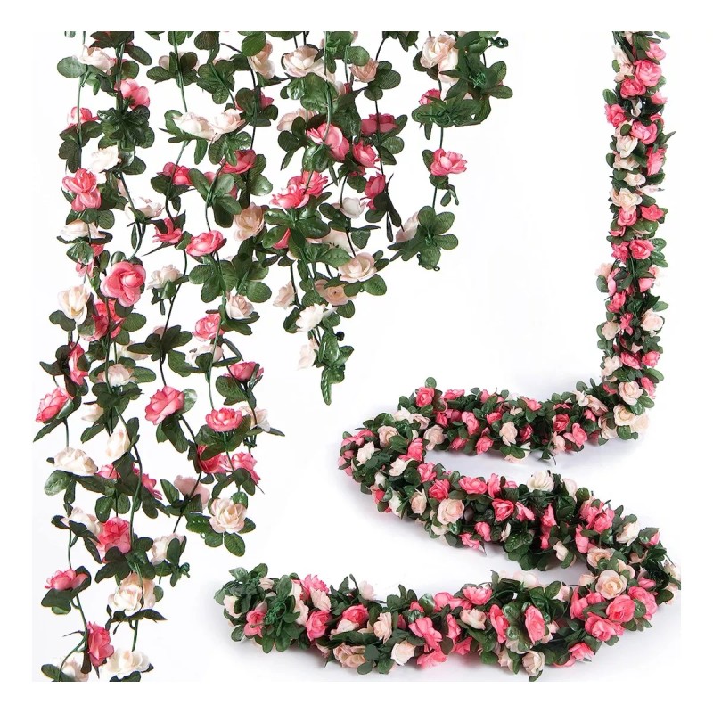 Drakrlove Corona De Rosas Artificiales Para Decoración De Boda, 5