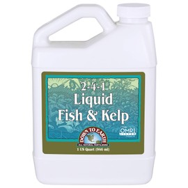 Down to Earth Liquid Fish & Kelp 2-4-1, 1 Quart