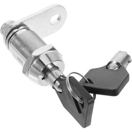 Thread Lock 16mm Tubular Cam Lock, 5/8" Single Cylinder Door Locks with Keys, Ideal for Mailboxes, Cabinets, Drawers & Cupboards, Durable & Secure Thread Locks Solution (1, 16mm)