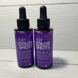 Paul Mitchell Lot Of 2- Paul Mitchell Color Shots Violet Color Pigment 2 oz