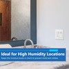 LIDER No Neutral Wire Required Humidity Sensor Switch, Automatic Humidity