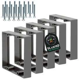 Mint Bucket Brands 3/4" Double Gang Outlet Box Extenders, UL Listed, Includes Screws, Electrical Box Extender for Outlets & Switches, Pack of 5
