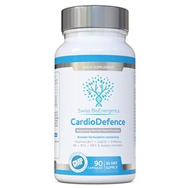 CardioDefence – 90 Capsules – a Precise Balance of CoQ10, D-Ribose, Acetyl L-Carnitine, B Vitamins and MCT to contribute to The Normal Function of The Heart and Reduce Tiredness and Fatigue