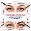 Microblading Eyebrow Pencil Brow Mapping Pencil Ruler Razor Set For