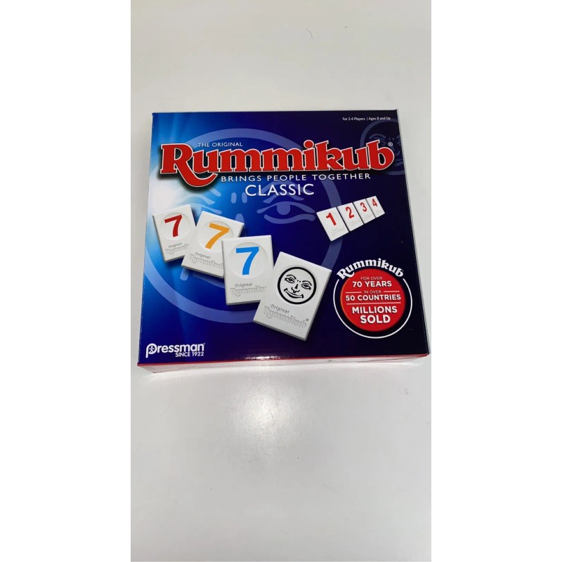 Pressman The Original Rummy Tile Game Rummikub 106 Tiles Cubes