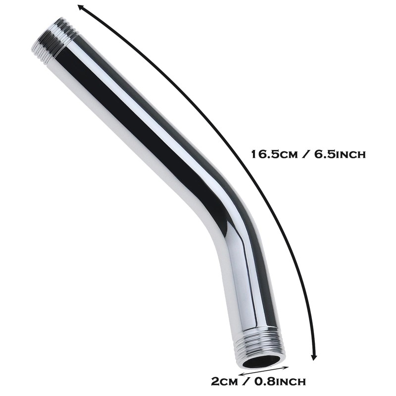 EMSea Universal G1/2" Handheld Shower Arm Extra Hose Pipe Elbow