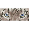 DIAMOND DOTZ Painting, Beginner Kit, Snow Leopard Spy, 42 x