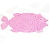 Itian Fish Bath Shower Mat with Non-Slip Suction Cup, Non-Slip