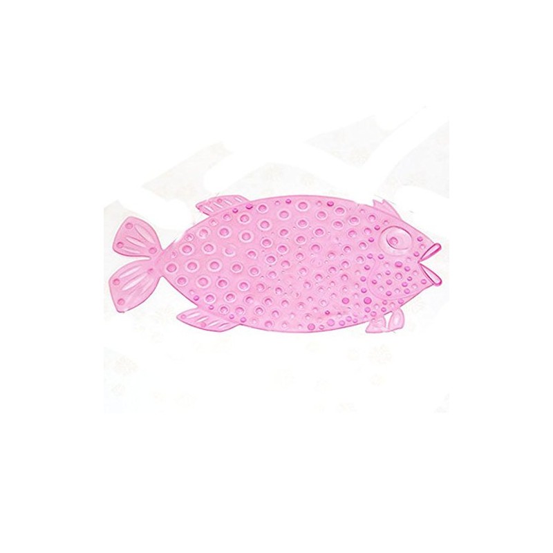 Itian Fish Bath Shower Mat with Non-Slip Suction Cup, Non-Slip