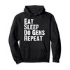 Eat Sleep Do Gens Repeat DBD Survivor Main Pullover Hoodie