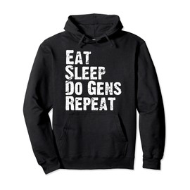 Eat Sleep Do Gens Repeat DBD Survivor Main Pullover Hoodie