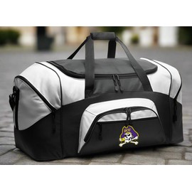 East Carolina University Duffle Bag Suitcase ECU Gym Gear Bags (Black)