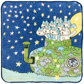 Hayashi 065739 11 Piki Cats Petite Towel, 11 Cats and Henny Cats