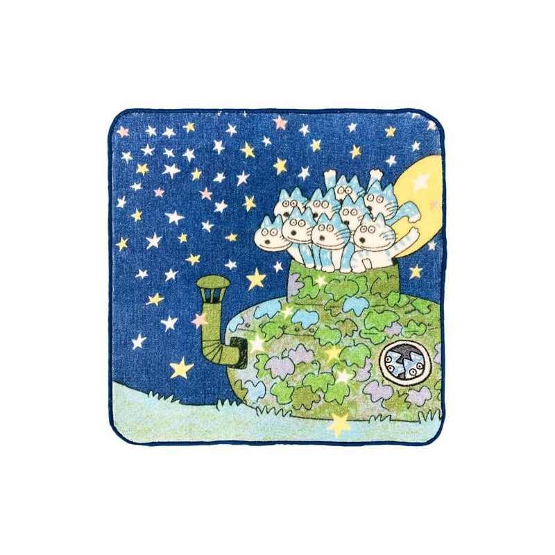 Hayashi 065739 11 Piki Cats Petite Towel, 11 Cats and