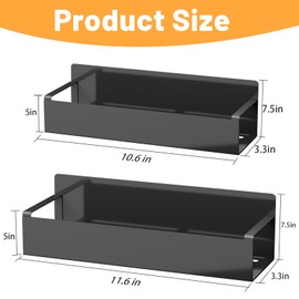 OFDMNY 4 Pcs Magnetic Spray Can Holder, Magnet Tool Holder, Wall Mounted Spray Bottle Holder, Mechanic Paint Can Organizer, Tool Box Storage Rack for Garage Home Workspace