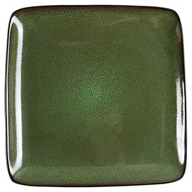 Home Trends Rave Green Square Dinner Plate