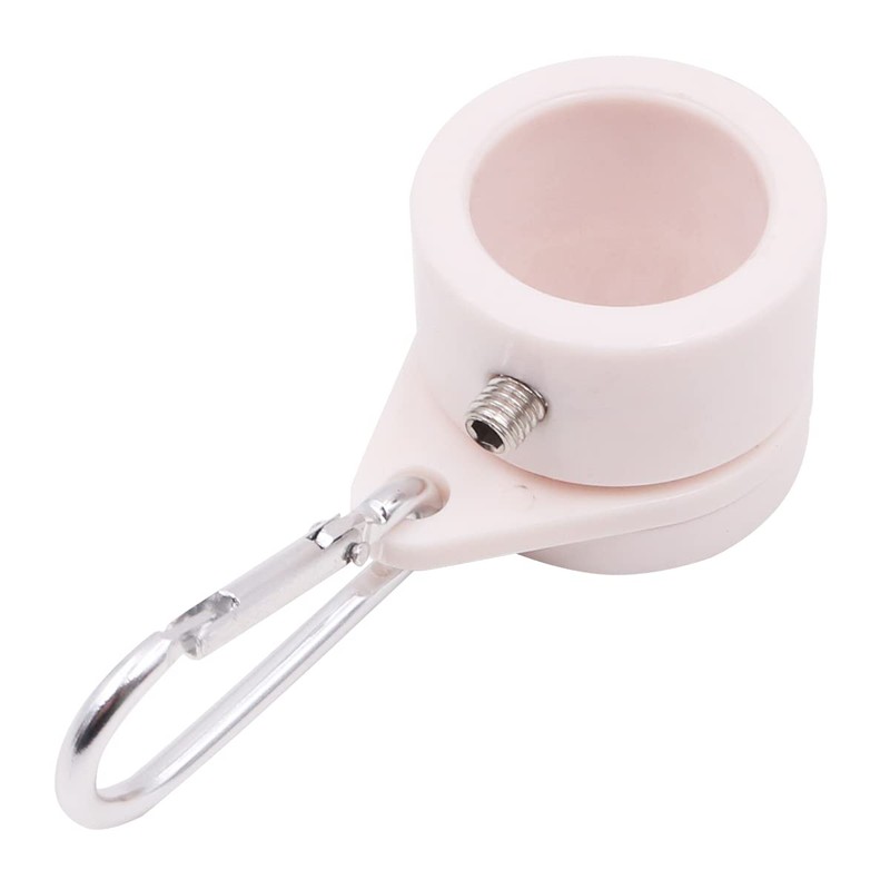 Shiwaki 2 Rotating Flag Pole Rings, White Flag Pole Buckle,