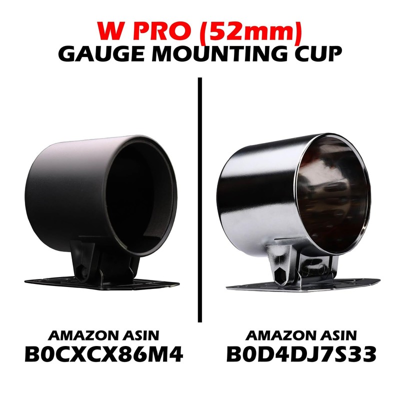 MOTOR METER RACING W PRO Series 4 Gauge Set -