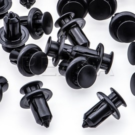 Rexka 10pcs Splash Shield Grille Bumper Cover Retainer Clip Fastener Rivet for Mazda GD7A-50-EA1 GD7A50EA1 Mazda 3 Mazda 6 Mazda 2 5 CX-3 CX-30 CX-5 CX-50 CX-7 CX-9 MPV MX-5 Miata Protege RX-8