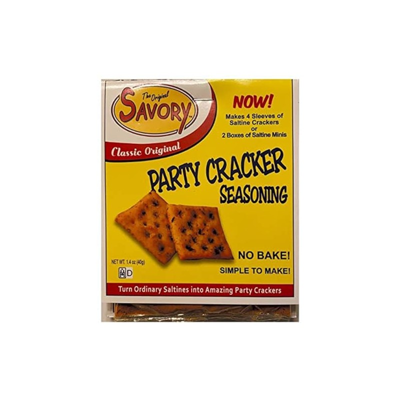 Savory Saltine Seasoning 2-Pack - 1 ORIGINAL, 1 TEXAS CHIPOTLE