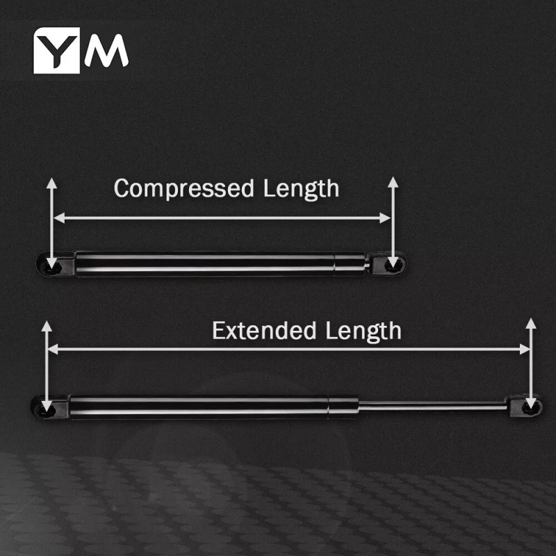 Unbranded PAIR 13'' 30LBS REAR TRUCK LIFT SUPPORTS SHOCKS STRUTS