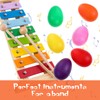 100 Pcs Plastic Egg Shakers, Musical Maracas Percussion Instruments Easter