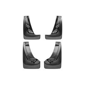 WeatherTech Custom No Drill Splash Guard MudFlaps for Honda Passport, Pilot - Front & Rear Set (110063-120102), Black