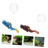 iplusmile 4sets Aquarium Diver Ornament Creative Floating Decor for Fish