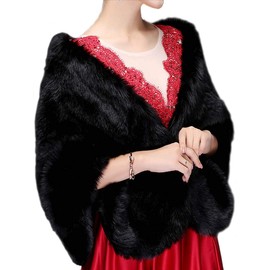 Jovono Women's Wrap Brown One Size -