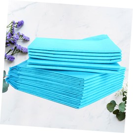 COLLBATH 10pcs Medium Disposable Pet Pee Pads Super Absorbent Puppy Training Pads Random Blue White for Indoor Use Car and Travel