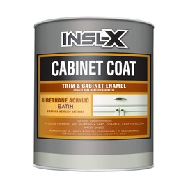 INSL-X Cabinet Coat - Urethane Acrylic Satin Sheen Enamel Cabinet Paint, White, 1 Quart, 32 Fl Oz (Pack of 1)