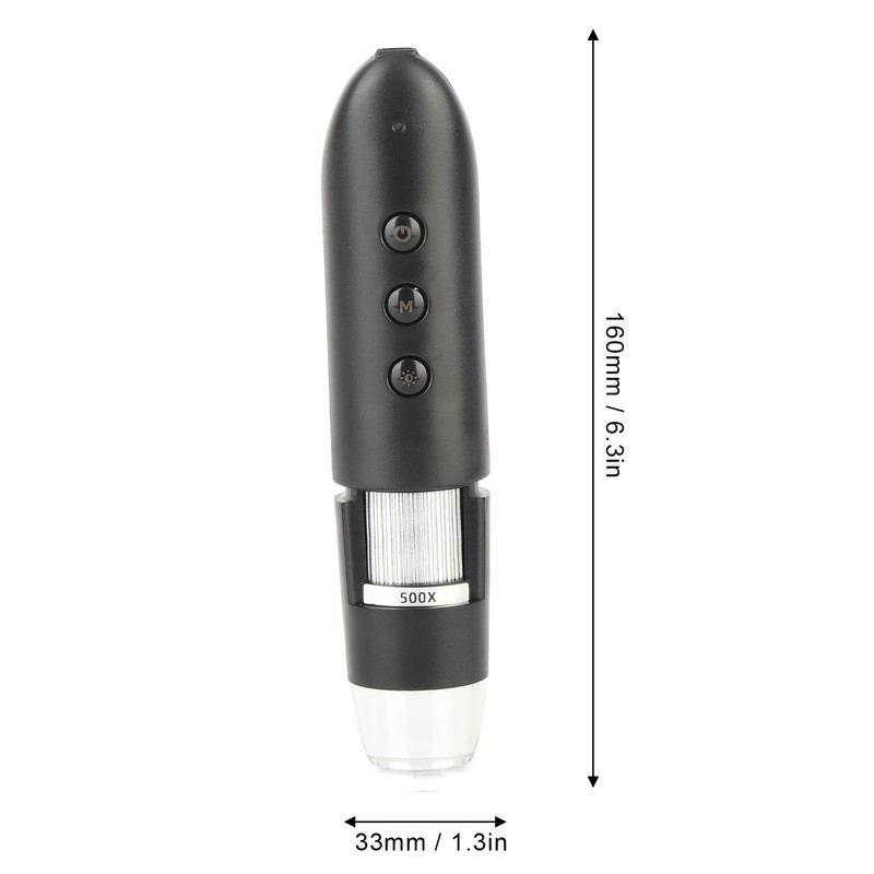 WIFI 500X Scalp Detector Skin Hair Diagnosis Analyzing High Definition