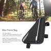 Waterproof Bicycle Triangle Frame Bag, 1.2 L Polyester Fibre, Cycling