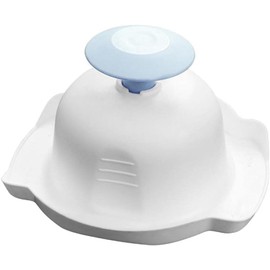 Blue Food Safety Holder for Mandolin or Grater, Finger Anti-Cut Protectors for Mandoline Slicer, Food Slicer Cutter Finger Guard