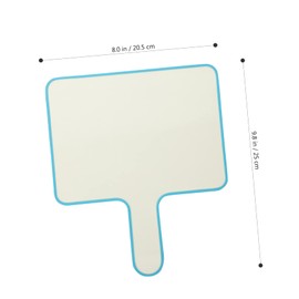 Operitacx Answer Board White Boards for Dry Erase Board with Handle Sign Mini White Board White Board Mini Dry Erase Boards Small Interactive Whiteboard Kawaii School Supplies Melamine Blue