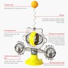 Turntable Windmill Cat Toys, Interactive Cat Toys for Indoor Cats