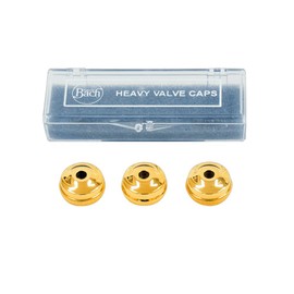 Bach 1810G Heavy Weight Trumpet Valve Caps - Gold-plated