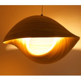GURU SHOP Design Ceiling Light in Bali Handmade from Bamboo Model Bambusa 4/30 cm Pendant Lights Made of Natural Materials