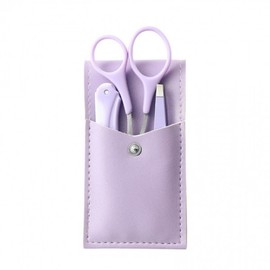 Eyebrow Grooming 3-Piece Set: Razor, Tweezers, Trimmer Single Item