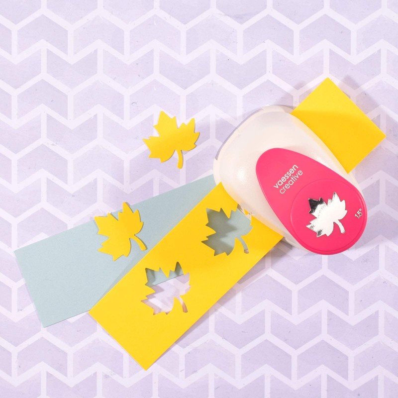 Vaessen Creative Craft Paper Punch L, Maple Leaf, for DIY