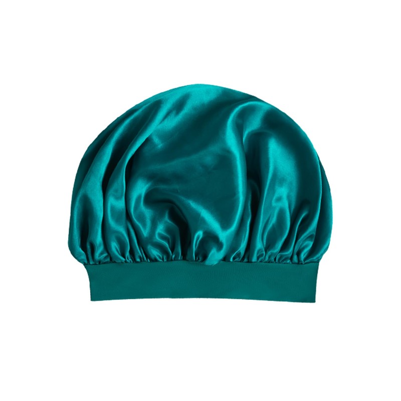 SeSe Code Sleeping Bonnet Outside Silk Stain Adjustable Straps Hair