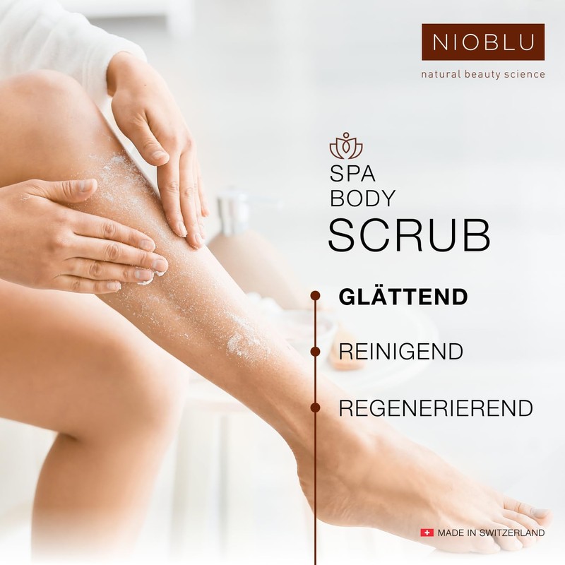 Nioblu Spa Körperpeeling 200 ml – Glättend, Reinigend, Regenerierend –
