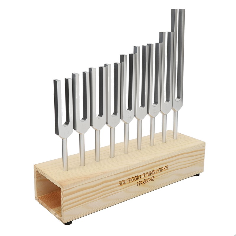 Tuning Fork Sound Therapy Portable Improving Cognition Musical Tones Tuner