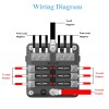 WUPP Waterproof Boat Fuse Panel 12-24V - Marine Fuse Block