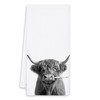 OSLYSOF Funny Farmhouse Cow Hand Towels for Bathroom Washroom, Cow