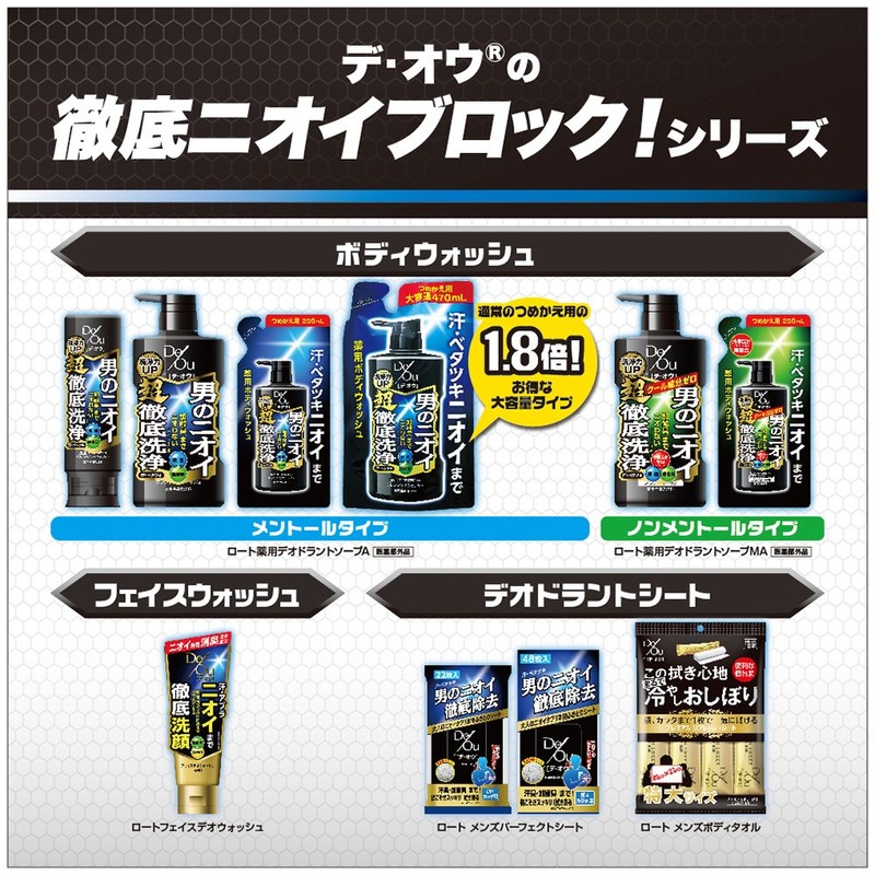 Deou Sweat Odor, Sticky, Aging Odor, Ultra Thorough Adsorption Removal