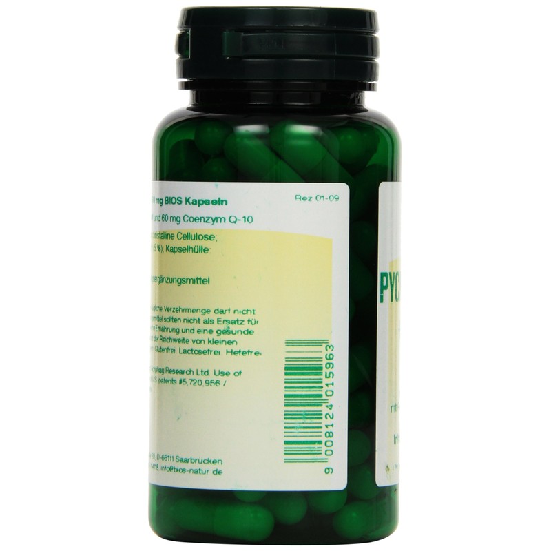 Bios Pycnogenol 30 mg with Q-10 60 mg 100 Capsules